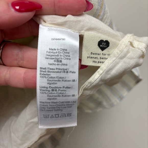 Madewell Smocked Pull-On Mini Skirt in Stripe - Picture 9 of 12